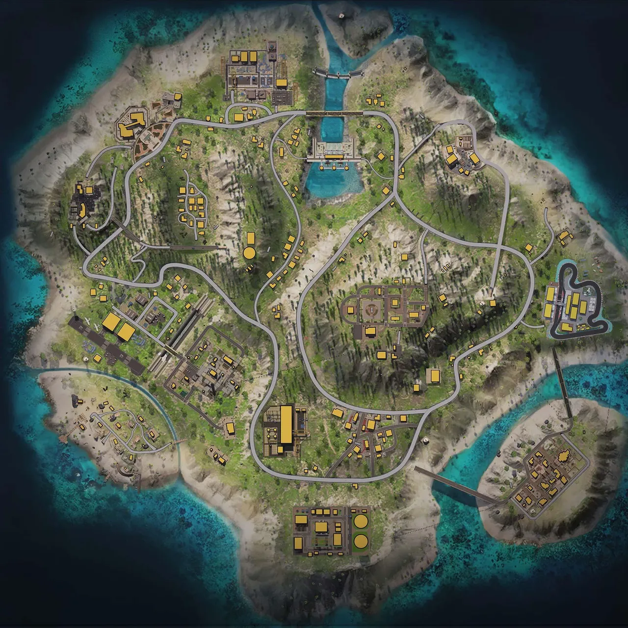 Bermuda Remastered overhead map